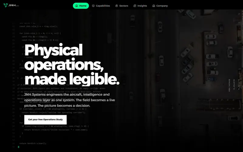 JNH Systems website